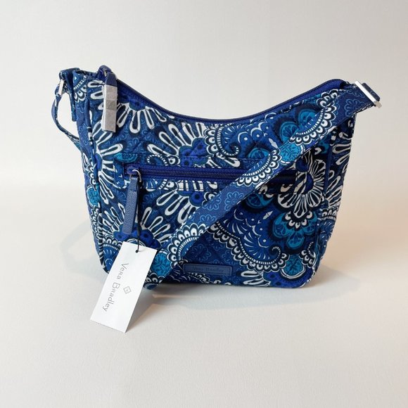 Vera Bradley Mini Andi Crossbody Blue Tapestry - Picture 4 of 12